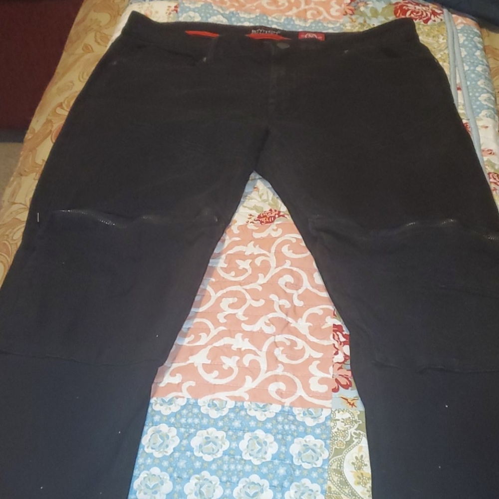 Retro/ zippers at the knees